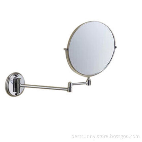 Compact Cosmetic Mirror for Hairdressers, Double-sided, Fancy, Wall-mounted, Used in Bathroom